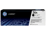 HP 36A Black Original LaserJet Toner Cartridge, CB436A
