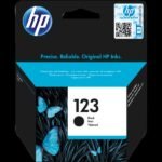 HP 123 Black Original Ink Cartridge (F6V17AE)