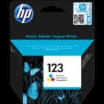 HP 123 Tri-color Original Ink Cartridge (F6V16AE)