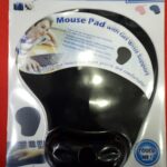 Generic Mouse Pad With Gel Wrist Support For Both Pc & Laptops - Black