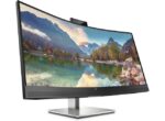 HP E34m G4 34" WQHD Curved USB-C Conferencing Monitor, Integrated Webcam - Image 2