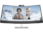 HP E34m G4 34" WQHD Curved USB-C Conferencing Monitor, Integrated Webcam