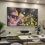 ALR Screen for UST Projector,120 inch No frame Wall Mount 16:9