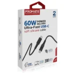 Promate PowerLink-CC200 USB-C Cable with 60W - Image 4