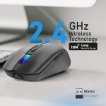Promate Kitt Wireless Rechargeable Ergonomic Mouse - Image 3