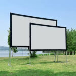FAST FOLD OUTDOOR 120 150 INCH PROJECTION SCREEN