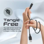 Promate 2M USB-A to USB-C cable Ultra-Fast Charging (POWERLINK-AC200) - Image 2