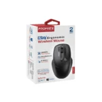 Promate UniGlide EZGrip Ergonomic Wireless Mouse - Image 2