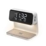 Promate  LED Alarm Clock with 15W Wireless Charger (Lumix-15W)