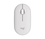 Logitech M350S Pebble 2 Bluetooth Mouse (Tonal White)