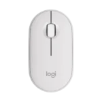 Logitech M350S Pebble 2 Bluetooth Mouse (Tonal White)