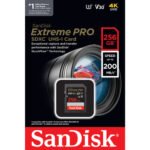 SanDisk 256GB Extreme PRO UHS-I SDXC Memory Card - Image 2