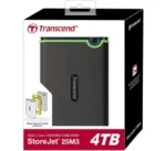 Transcend External HDD 4TB - Iron Grey - TS4TSJ25M3S - Image 2