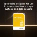WD Gold Enterprise Class Hard Drive 12TB 256MB 7200rpm – WD121KRYZ - Image 3