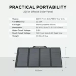 EcoFlow 220W Bifacial Portable Solar Panel (SOLAR220W) - Image 7