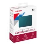 Toshiba Canvio Advance 1TB 2.5" External Hard Drive – USB 3.2 Black/Red/Light Beige