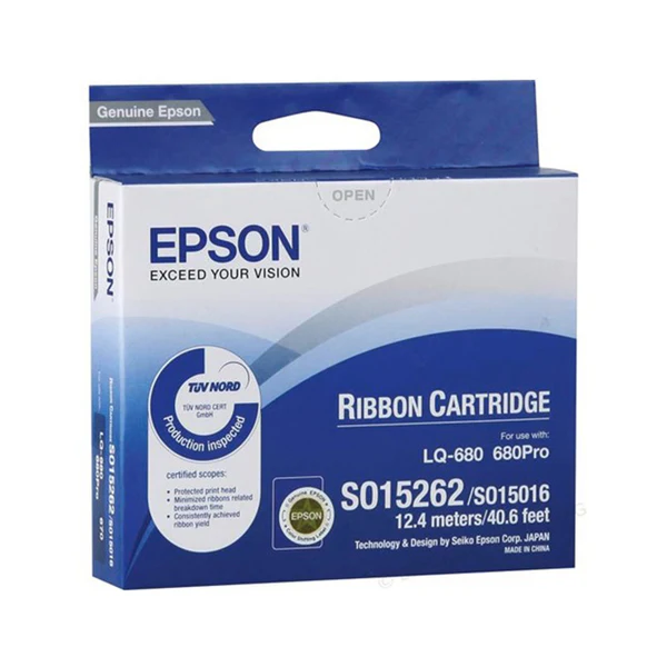 680_600x Epson SIDM Black Ribbon Cartridge for LQ-670 / LQ-680 - Image 1
