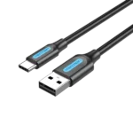 Vention USB 2.0 A Male to C Male 3A Cable 1M Black