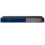 CP Plus 16 Port AI PoE Switch with 2 Gigabit & 1 Gigabit SFP (1 Combo) Uplink Port