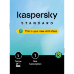 Kaspersky Standard (Antivirus) – 5 Devices 1 Year