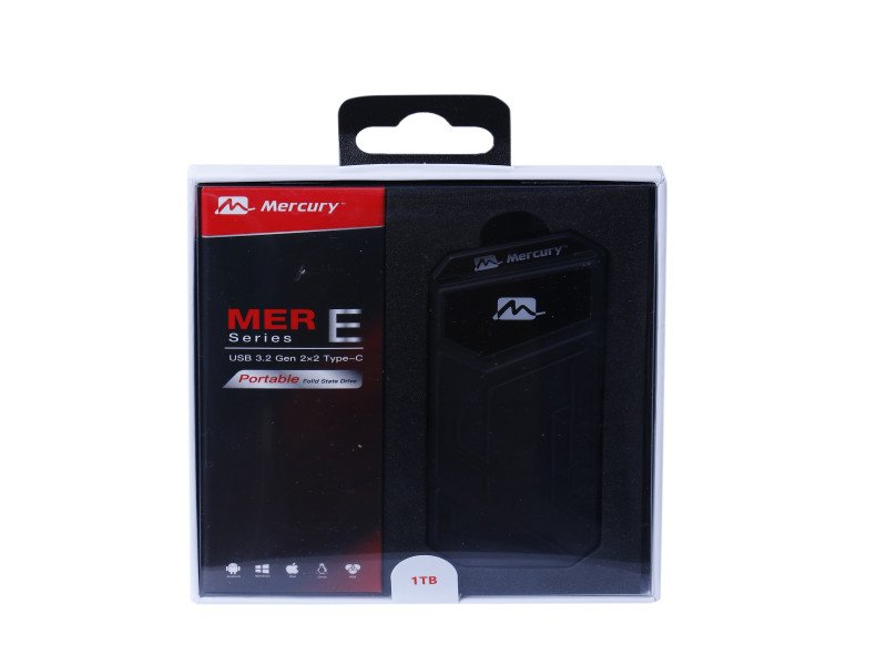 SSD Mercury Portable SSD 1TB RGB – USB 3.2, Type-C (Cable Included) - Image 1