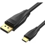 Vention USB-C to DP 8K HD Cable – 1.5M Black