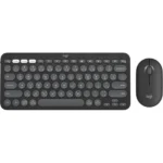 Logitech Pebble 2 Bluetooth Keyboard & Mouse Combo – Tonal Graphite