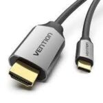 Vention Type-C to HDMI Cable – 2M Black Metal Type