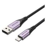 Vention USB 2.0 A Male to Lightning Male Cable 1M – Purple Aluminum Alloy Type