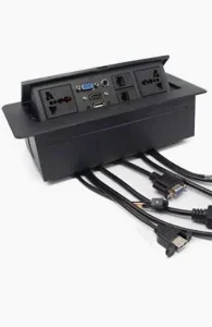 Table Top Metal Pop-Up Box – Black/Silver