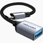 Vention USB 3.1 (Gen 1) C Male to A Female OTG Cable – 0.15M, Black PVC Type
