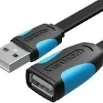 Vention USB 2.0 A Male to A Female Extension Cable 1.5M Black PVC Type
