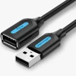 Vention USB 2.0 A Male to A Female Extension Cable 5M Black PVC Type