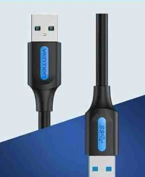shopping (62) Vention USB 3.0 A Male to A Male Cable 1.5M Black PVC Type - Image 1