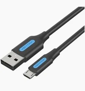 Vention USB 2.0 A Male to Micro-B Male 3A Cable 2M Black