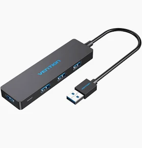 shopping (75) Vention 4-Port USB 3.0 Hub 0.15M Black - Image 1