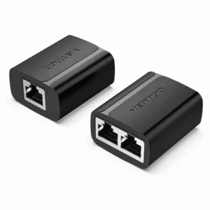 Vention RJ45 Splitter Adapter – Black PVC Type
