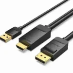 Vention HDMI-A Male to DP Male HD Cable 1.5M Black