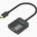 Vention Mini DisplayPort (Mini DP) to VGA Converter 0.15M Black
