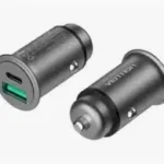 Vention Two-Port USB A+A (30W+30W) Car Charger Gray Mini Style Aluminium Alloy Type