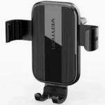 Vention One Touch Clamping Car Phone Mount with Suction Cup Black Square Type