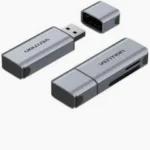 Vention 2-in-1 USB 3.0 A Card Reader (SD+TF) Gray Dual Drive Letter Aluminum Alloy Type