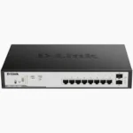 D-Link DGS-F1100-10PS-E/B 8-Port PoE Gigabit Smart Managed Switch