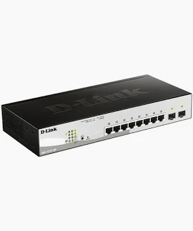 shopping - 2025-09-08T172723.381 D-Link DGS-1210-10P 8-Port Gigabit PoE Smart Managed Switch with 2 SFP Uplink Ports - Image 1