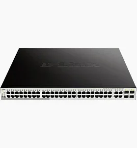 D-Link DGS-1210-52MP Metro Smart 48-Port Gigabit PoE Switch with 4 SFP Ports