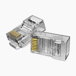 Vention Cat6 UTP RJ45 Modular Plug – Transparent, 100 Pack