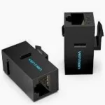 Vention Cat.6 UTP Keystone Jack Coupler – 10 Pack (Black)