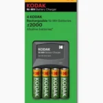 KODAK 4 AA Rechargeable Batteries with Charger