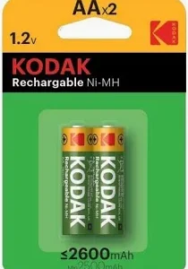 KODAK AA 2500mAh Rechargeable Batteries – Pair