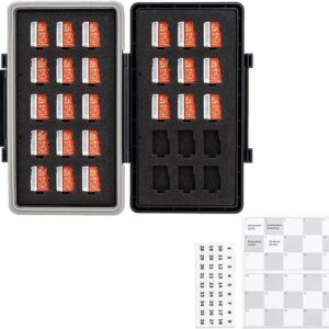 Caisi 30 Slots Memory Card Storage Box